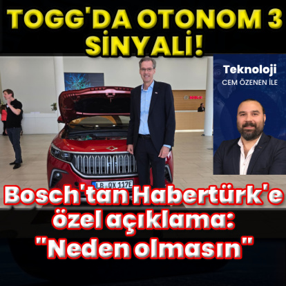 Togg'da otonom 3 sinyali!