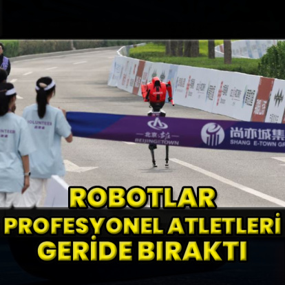 Maratonda robotlar insanları geçti!
