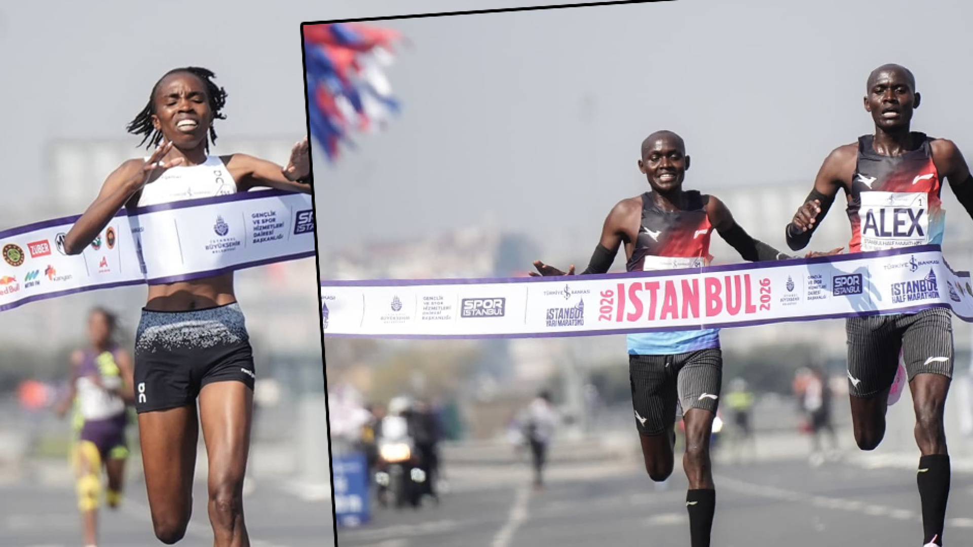 21. İstanbul Yarı Maratonu'nda zafer Matata ve Gitonga'nın
