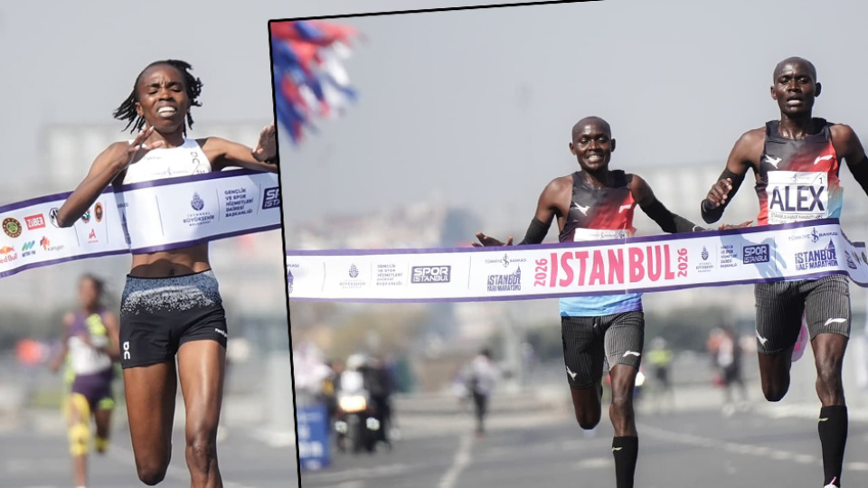 21. İstanbul Yarı Maratonu'nda zafer Matata ve Gitonga'nın