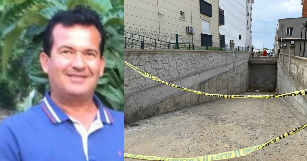 Antalya'daeski muhtar otopark boşluğuna düştü vehayatını kaybetti