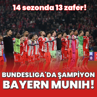 Bundesliga'da şampiyon Bayern Münih!
