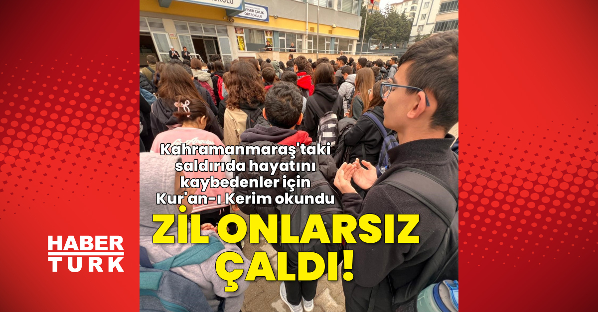 Kahramanmaraş'taöğretmen veöğrenciler için anma programı