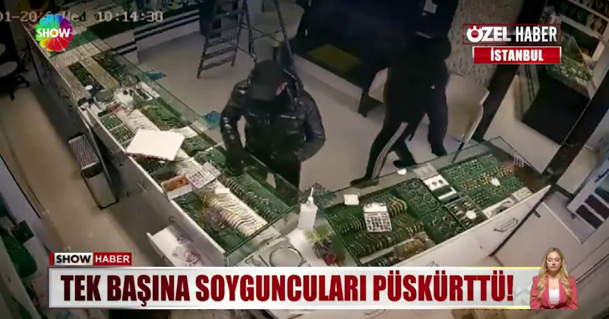 İstanbul'da Kuyumcuya Kovalanan Soygunlar Tanık Olarak Çıktı!