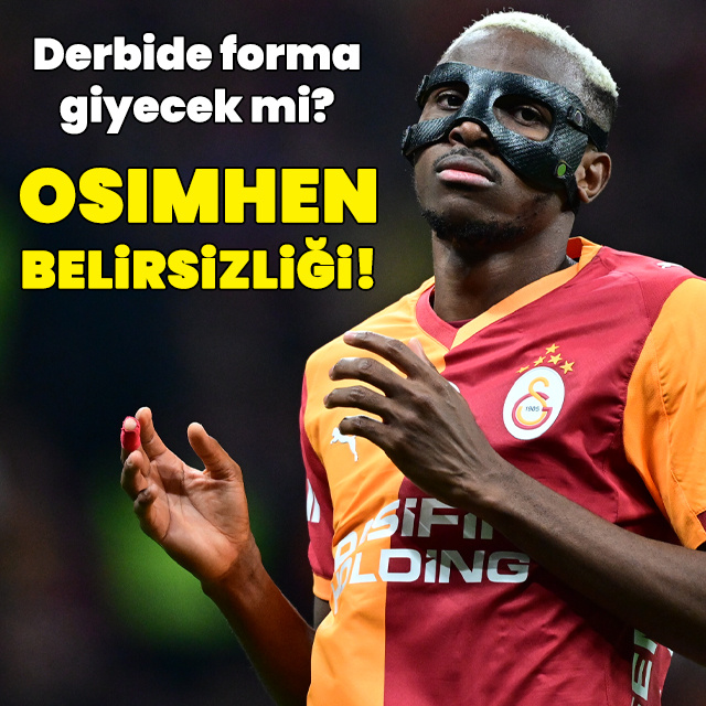 Osimhen derbide oynayacak mı?