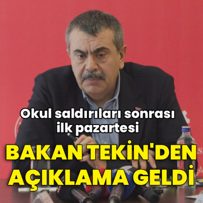 Bakan Tekin: En küçük bir tavize izin vermeyeceğiz