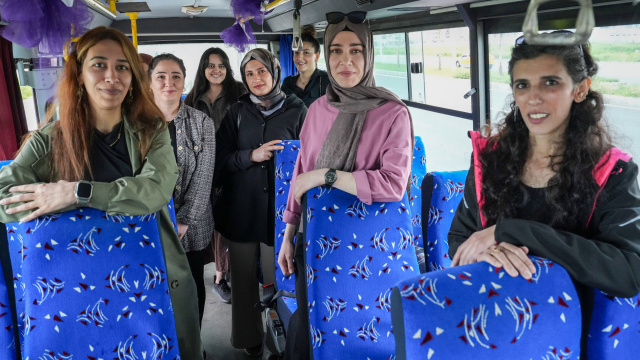 Diyarbakır'da kadın otobüs şoförleri artıyor