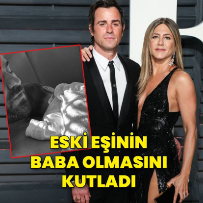 Eski eşinin baba olmasını kutladı
