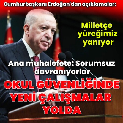 Cumhurbaşkanı Erdoğan'dan açıklamalar