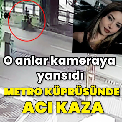 Acı kaza saniye saniye kamerada