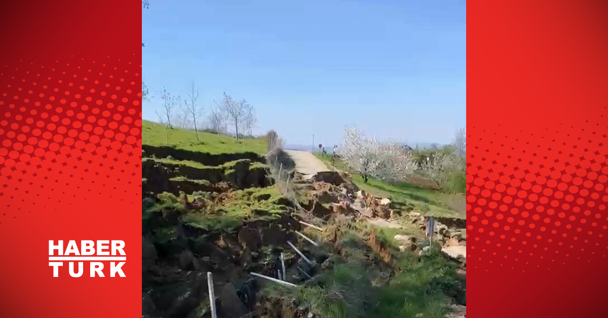 Bursa'da Heyelan Yolu Kapatıyor