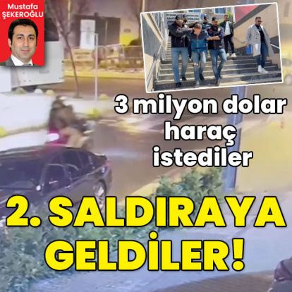 135 milyon lira haraç istediler! İkinci saldırı!