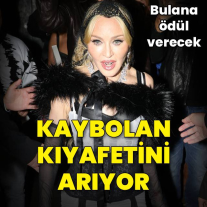 Kayıp kıyafetini bulana ödül verecek