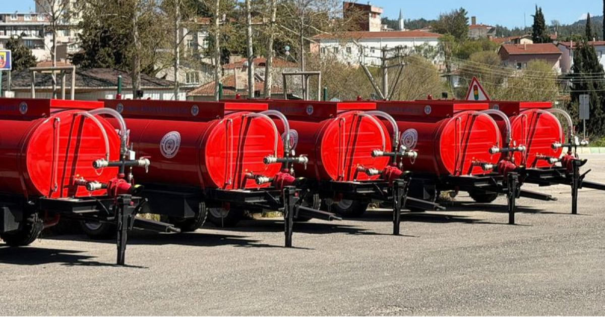 Orhaneli'nin kırsal mahallelerine sutankeri teslim edildi