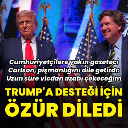 Carlson Trump'a destek verdiği için özür diledi