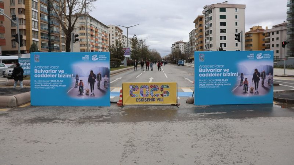 Eskişehir'de "Arabasız Pazar" uygulaması