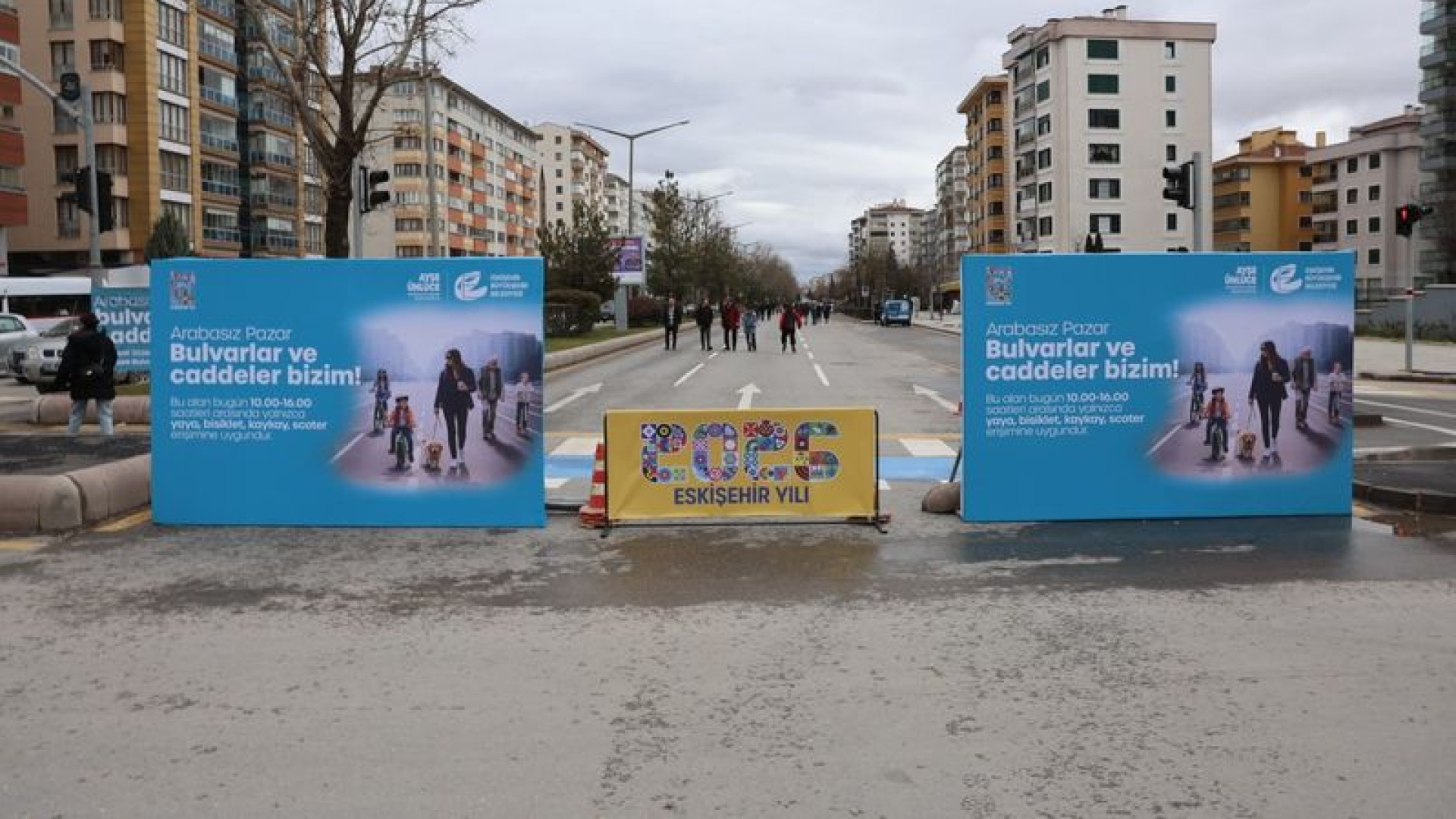 Eskişehir'de 'Arabasız Pazar' Uygulaması ile Cadde ve Sokaklar Trafiğe Kapatılacak