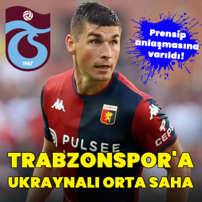Trabzonspor'a Ukraynalı orta saha!