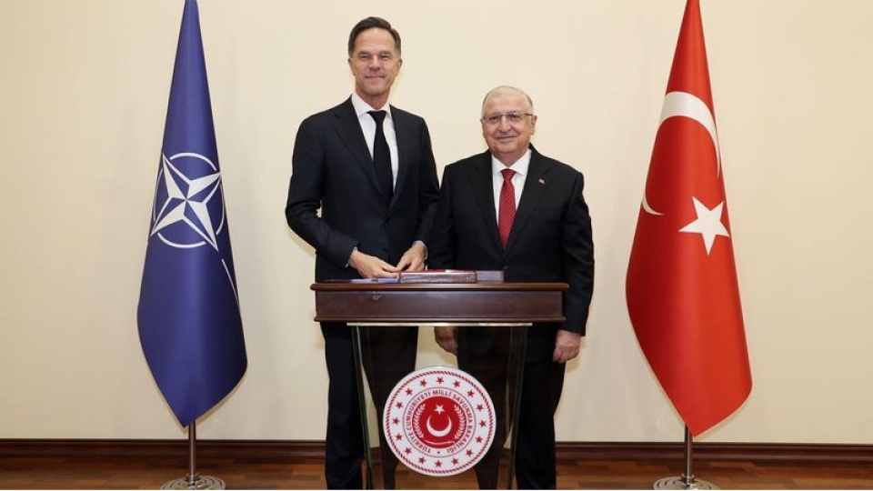 Bakan Güler, Rutte ile görüştü