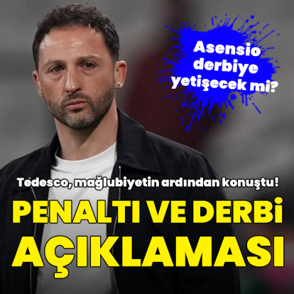 Tedesco'dan penaltı ve derbi sözleri!