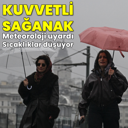 Sağanak yağmur uyarısı!