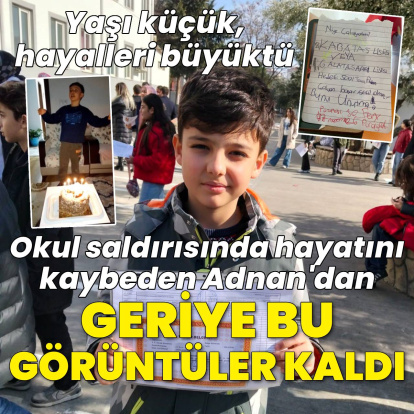 Ondan geriye sadece görüntüler kaldı...