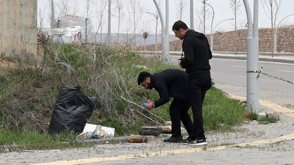 Yolda havan topu mermisi bulundu