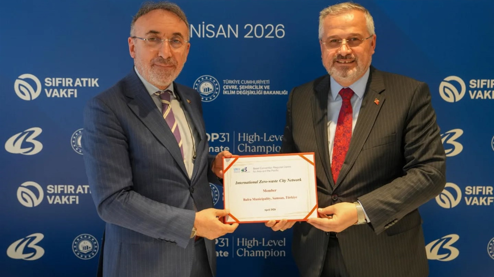 Bafra Belediyesi "Sıfır Atık Şehirler Ağı"nda