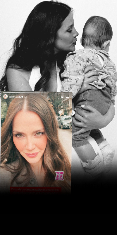 Eski eşine göndermede bulundu