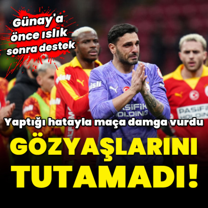 Günay Güvenç gözyaşlarını tutamadı!