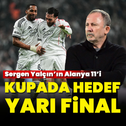 Beşiktaş kupada yarı final için sahada!