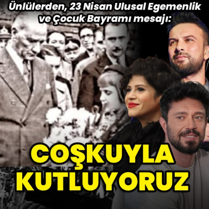 "23 Nisan Ulusal Egemenlik ve Çocuk Bayramı kutlu olsun"