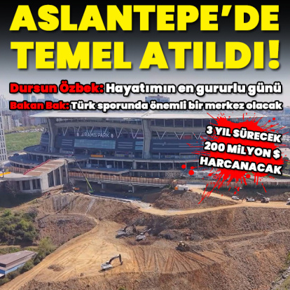 Aslantepe'de temel atıldı!