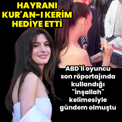 Hayranı Kur'an-ı Kerim hediye etti