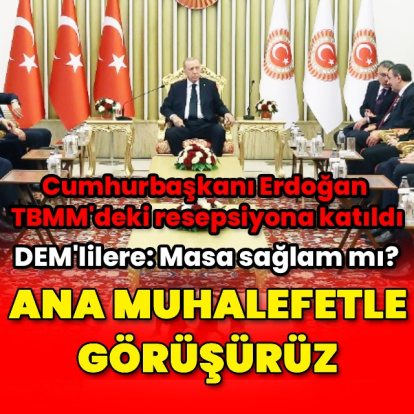 Cumhurbaşkanı Erdoğan'dan açıklamalar