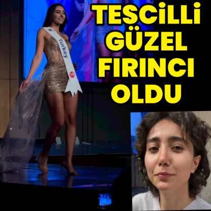 Tescilli güzel fırıncı oldu