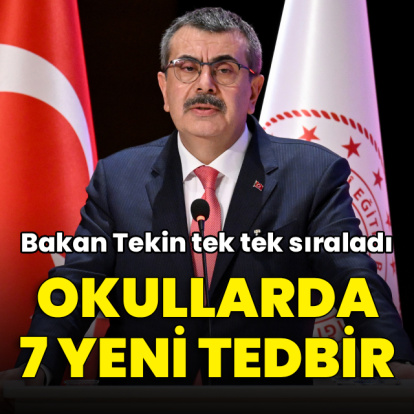 Okullarda alınacak yeni tedbirler neler?