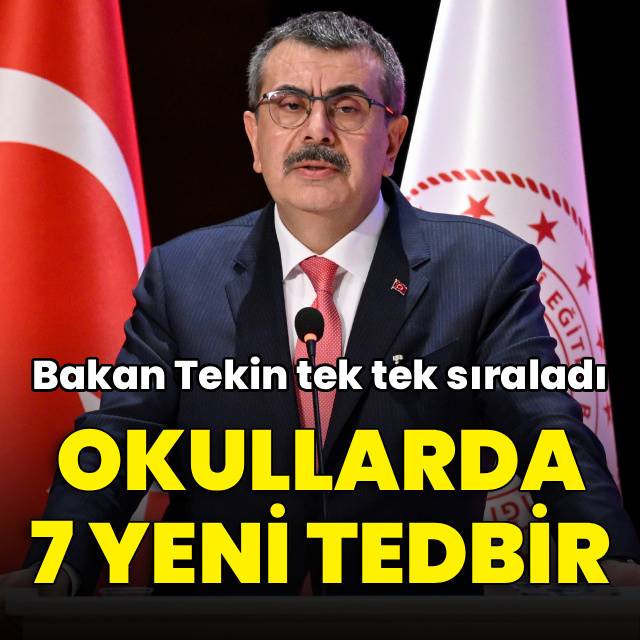 Okullarda alınacak yeni tedbirler neler?