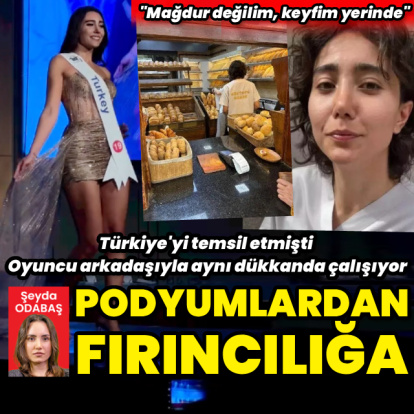 Model Irmak Öztaş fırıncı oldu