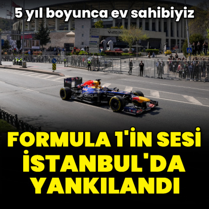 İstanbul sokaklarında Formula 1 şov