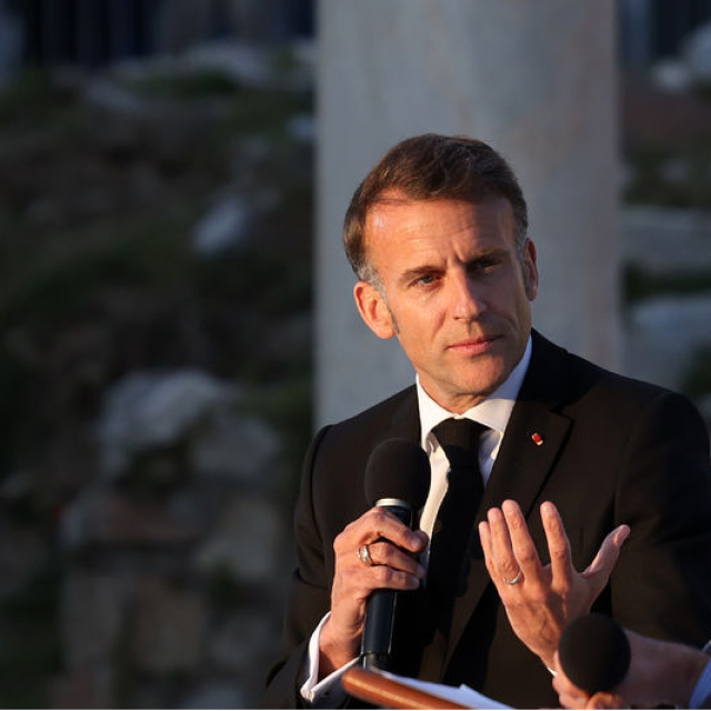 Macron'dan Yunanistan'a destek vaadi