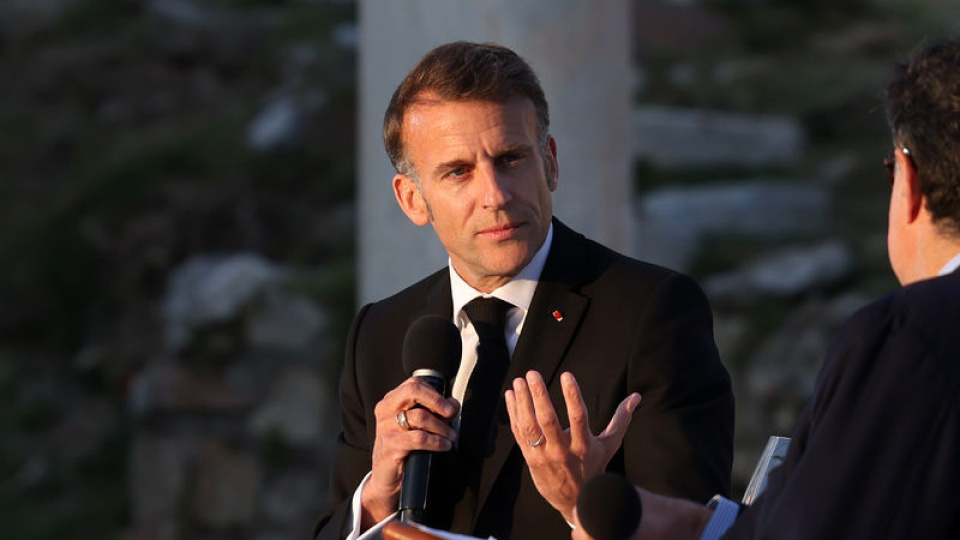 Macron'dan Yunanistan'a destek vaadi