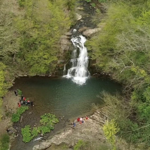 Ormanın içinde saklı cennet!
