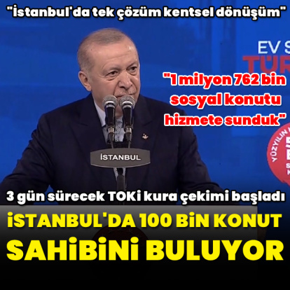 İstanbul'da 100 bin konut sahibini buluyor