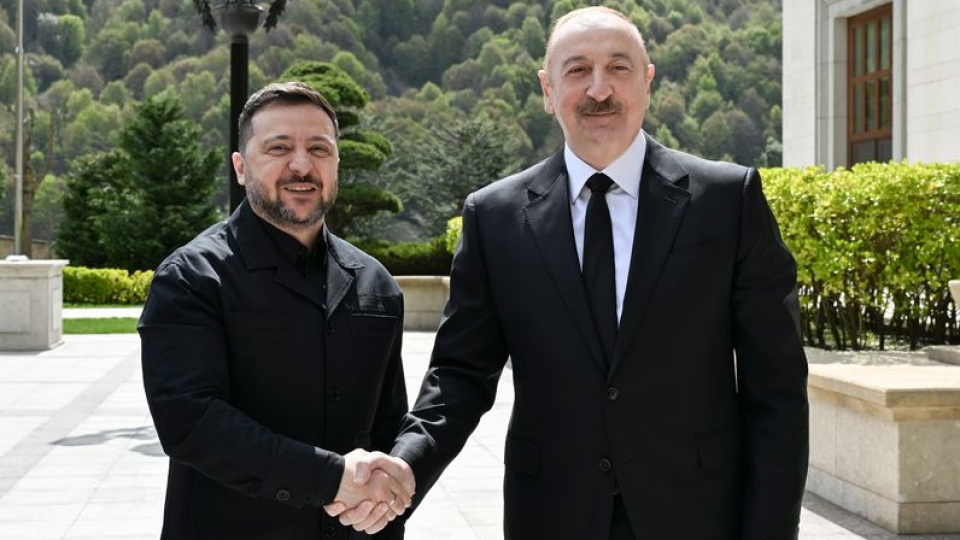 Aliyev ve Zelenskiy Azerbaycan'da görüştü