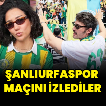 Şanlıurfaspor maçını izlediler