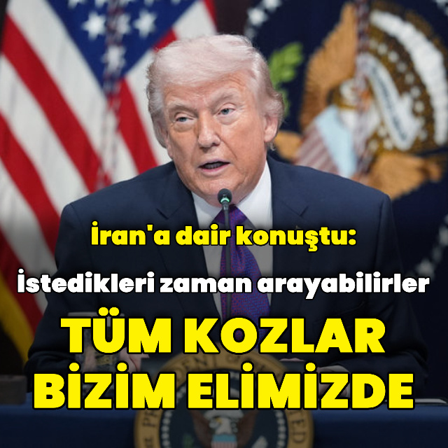 Donald Trump: Tüm kozlar bizim elimizde
