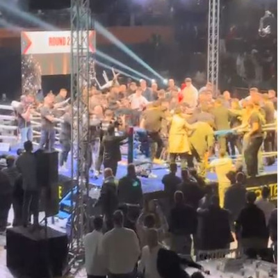 Trabzon'da ring savaş alanına döndü