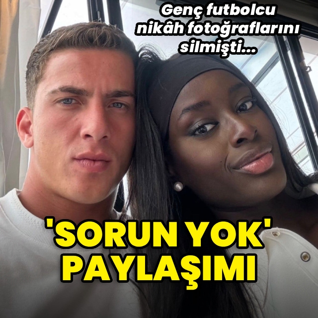 'Sorun yok' paylaşımı