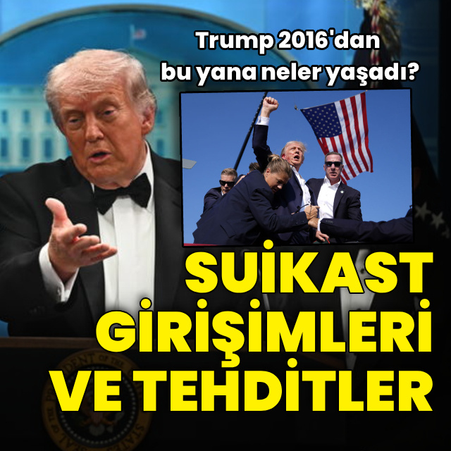 Trump'a yönelik suikast girişimleri ve tehditler